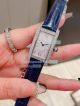 Replica Cartier TankAmericaine Watch  Stainless Steel Case White Dial Blue Leather Strap 36mm (6)_th.jpg